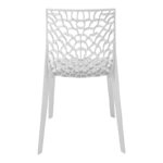 Καρέκλα στοιβαζόμενη Hush  pp σε λευκή απόχρωση 50x57x81εκ