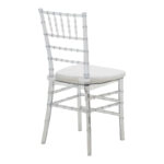 Καρέκλα Tiffany με μαξιλάρι διάφανο pc 38x38.5x88εκ