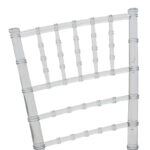 Καρέκλα Tiffany με μαξιλάρι διάφανο pc 38x38.5x88εκ