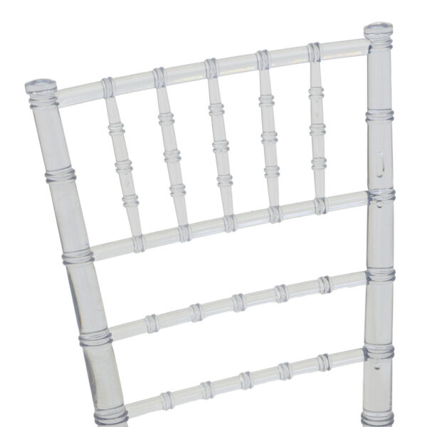 Καρέκλα Tiffany με μαξιλάρι διάφανο pc 38x38.5x88εκ