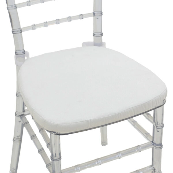 Καρέκλα Tiffany με μαξιλάρι διάφανο pc 38x38.5x88εκ