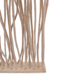 Διακοσμητικό δαπέδου Barbin  teak-suar ξύλο σε φυσική απόχρωση 120x25x200εκ