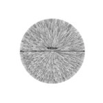 Διακοσμητικό τοίχου Decofy Inart drift ξύλο σε φυσική απόχρωση Φ80x5εκ