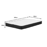 Στρώμα Casmeriane  Pocket spring roll pack μονής όψης 140x200x20εκ