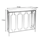 Êïíóüëá Sieni Inart ÷ñõóü ìÝôáëëï-ãõáëß êáèñÝðôç 91.4x31.8x77.5åê