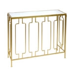 Êïíóüëá Sieni Inart ÷ñõóü ìÝôáëëï-ãõáëß êáèñÝðôç 91.4x31.8x77.5åê