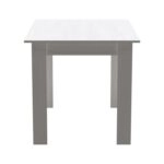 Τραπέζι Manka σε λευκή απόχρωση 110x80x77εκ