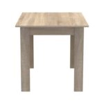 Τραπέζι Manka  σε sonoma απόχρωση 110x80x77εκ