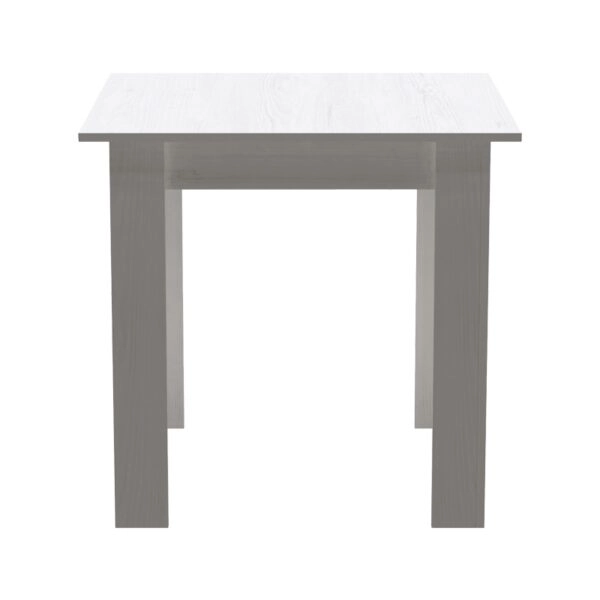 Τραπέζι Manka I  σε λευκή απόχρωση 80x80x77εκ