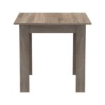 Τραπέζι Manka I σε sonoma truffle απόχρωση 80x80x77εκ