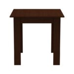 Τραπέζι Manka I  σε wenge απόχρωση 80x80x77εκ