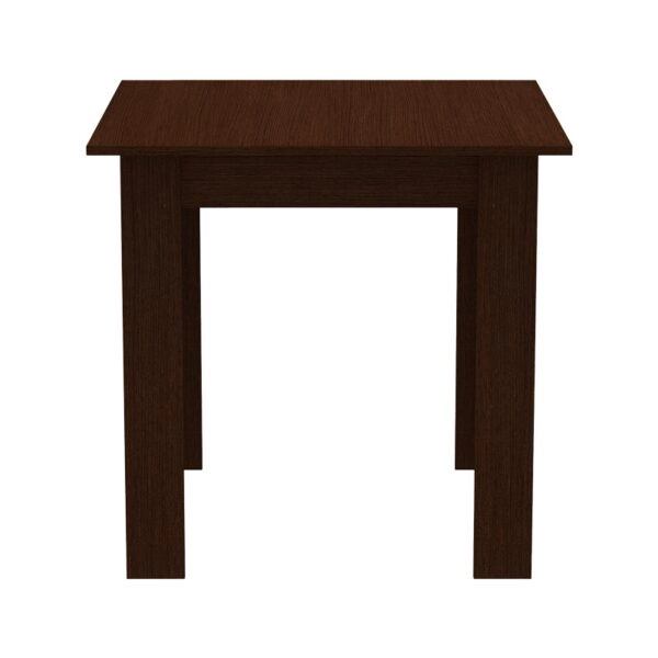 Τραπέζι Manka I  σε wenge απόχρωση 80x80x77εκ