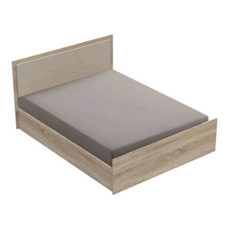 Κρεβάτι διπλό Vita Plus  σε sonoma απόχρωση 160x200εκ