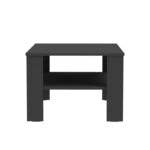 Τραπέζι σαλονιού Κhofi  σε ανθρακί απόχρωση 90x60x42.3εκ