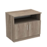 Ντουλάπι χαμηλό Galdow  σε sonoma truffle απόχρωση 80x45x60εκ