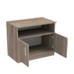Ντουλάπι χαμηλό Galdow  σε sonoma truffle απόχρωση 80x45x60εκ