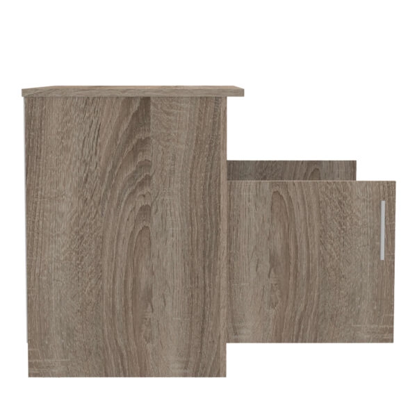 Ντουλάπι χαμηλό Galdow  σε sonoma truffle απόχρωση 80x45x60εκ