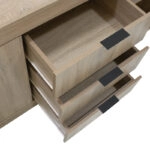 Μπουφές Doha  σε sonoma απόχρωση 180x45x80.5εκ