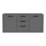 Μπουφές Doha  σε ανθρακί απόχρωση 180x45x80.5εκ