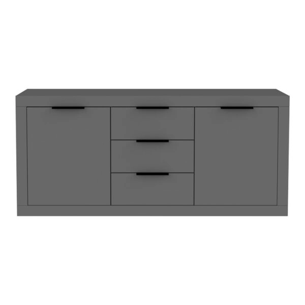 Μπουφές Doha  σε ανθρακί απόχρωση 180x45x80.5εκ