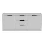 Μπουφές Doha  σε λευκή απόχρωση 180x45x80.5εκ