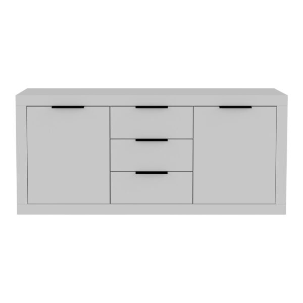 Μπουφές Doha  σε λευκή απόχρωση 180x45x80.5εκ