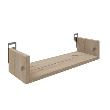 Ραφιέρα τοίχου Derva  σε oak απόχρωση 45x15x10cm