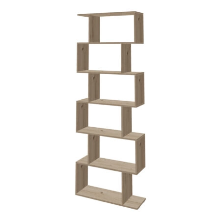 Βιβλιοθήκη Sezen  σε oak απόχρωση 70x24x191.5εκ