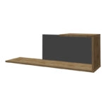 Σύνθετο σαλονιού  Poelfy  σε ανθρακί-oak απόχρωση 170x37.5x42εκ
