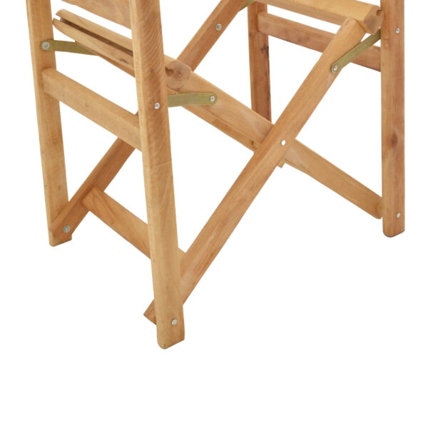 Σκελετός πολυθρόνας σκηνοθέτη Kompa μασίφ ξύλο οξιάς σε φυσική απόχρωση 56.5x54x88εκ