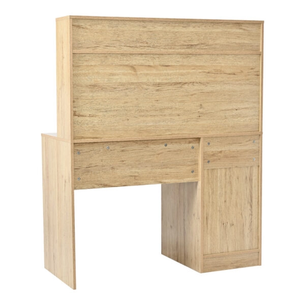 Γραφείο εργασίας Secreta  με ράφι σε oak απόχρωση 110x50x135εκ