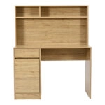 Γραφείο εργασίας Secreta  με ράφι σε oak απόχρωση 110x50x135εκ