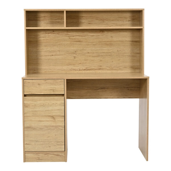 Γραφείο εργασίας Secreta  με ράφι σε oak απόχρωση 110x50x135εκ