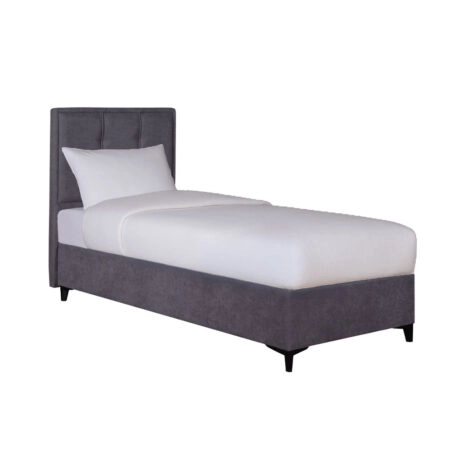 PIANO ΚΡΕΒΑΤΙ ΜΕ ΑΠΟΘΗΚ. ΧΩΡΟ (ΓΙΑ ΣΤΡΩΜΑ 90x200cm) ΓΚΡΙ 07-780 207x97x115cm