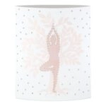 Διακοσμητικό Light (Led) Ellipse "Namaste" Yoga Χαρτί Λευκό PU Pcs. Assorted 13x6x16cm