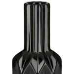 Βάζο Μπουκαλιού Κωνικό Κεραμικό Μαύρο D10X38Cm D10X38Cm