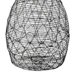 Βάζο Βολβώδες Μεταλλικό Μαύρο D17X26Cm D17X26Cm