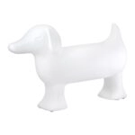 Figure Dog Ceramic Black White 2 Assorted 35X11X23Cm 35X11X23Cm