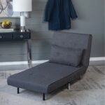 Artekko Sofa Bed Γκρι Υφασμάτινη Πολυθρόνα Κρεβάτι (88x81x78)cm