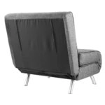 Artekko Sofa Bed Γκρι Υφασμάτινη Πολυθρόνα Κρεβάτι (88x81x78)cm