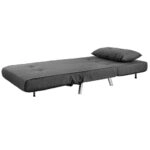 Artekko Sofa Bed Γκρι Υφασμάτινη Πολυθρόνα Κρεβάτι (88x81x78)cm