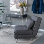 Artekko Sofa Bed Γκρι Υφασμάτινη Πολυθρόνα Κρεβάτι (88x81x78)cm