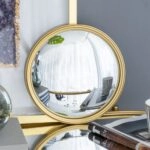 Convex Καθρέπτης/Κάτοπτρο Μέταλλο Χρυσό