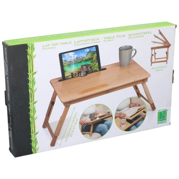 Τραπέζι Laptop Πτυσσόμενο Μπαμπού