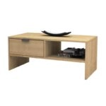 Τραπεζάκι σαλονιού Galaxy Megapap χρώμα φυσικό οξιάς 100x50x42εκ.