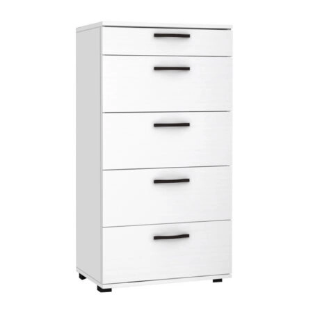 Συρταριέρα Helia Megapap χρώμα λευκό 60x44x108εκ.
