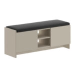 Παπουτσοθήκη Zulla Megapap χρώμα sandstone 110x37x43εκ.