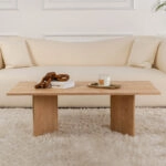 Τραπεζάκι σαλονιού Sabin Megapap χρώμα sapphire oak 119x60x40εκ.