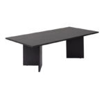 Τραπεζάκι σαλονιού Sabin Megapap χρώμα μαύρο 119x60x40εκ.