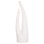 ΔΙΑΚΟΣΜΗΤΙΚΟ ΦΩΤΙΣΤΙΚΟ ΔΑΠΕΔΟΥ TUSKEN HM4702.02 FIBER CEMENT-ΛΕΥΚΟ 50x43x145Υεκ